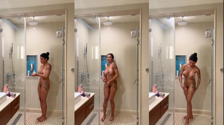 Resmi Nair Nude in Shower Leaked Video Fingering Her Wet Pussy HD